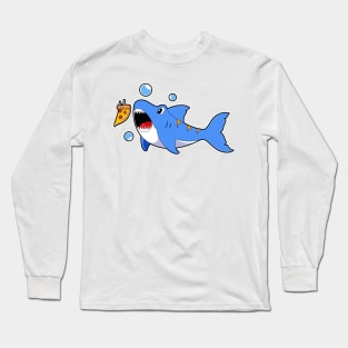 Shark with Pizza as Bait Long Sleeve T-Shirt